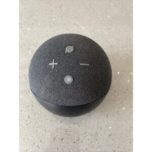 Amazon Echo Dot B7W64E Smart Speaker Bluetooth 4th Gen UnTested *Has Cosmetic
